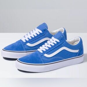 Vans Old Skool ultramarine/Blue Sneakers. Women’s 6.0 
Mens 4.5 clean shoes!